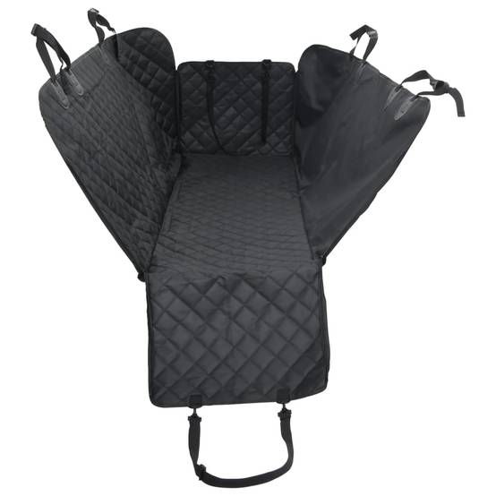 Housse de siège de voiture pour chien noir 137x46x50 cm - Image 5
