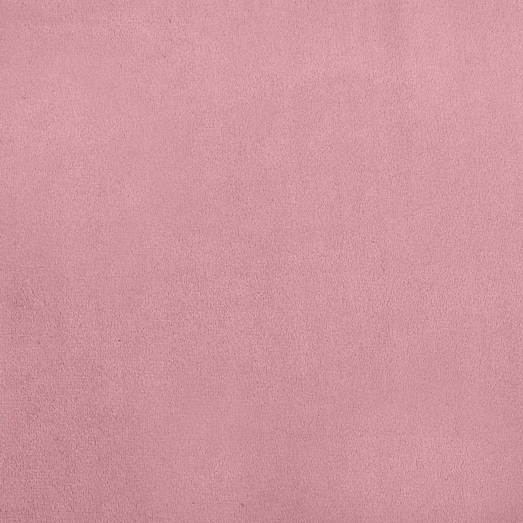 Vidaxl - Lit pour chien rose 70x45x30 cm velours vidaXL 171827 - Imagen 7