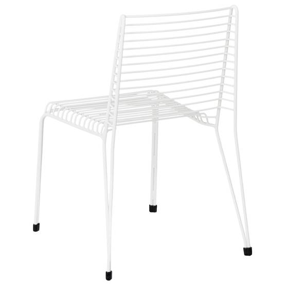 Chaise de jardin Acier Blanc CHIEVE - Beliani - Image 5