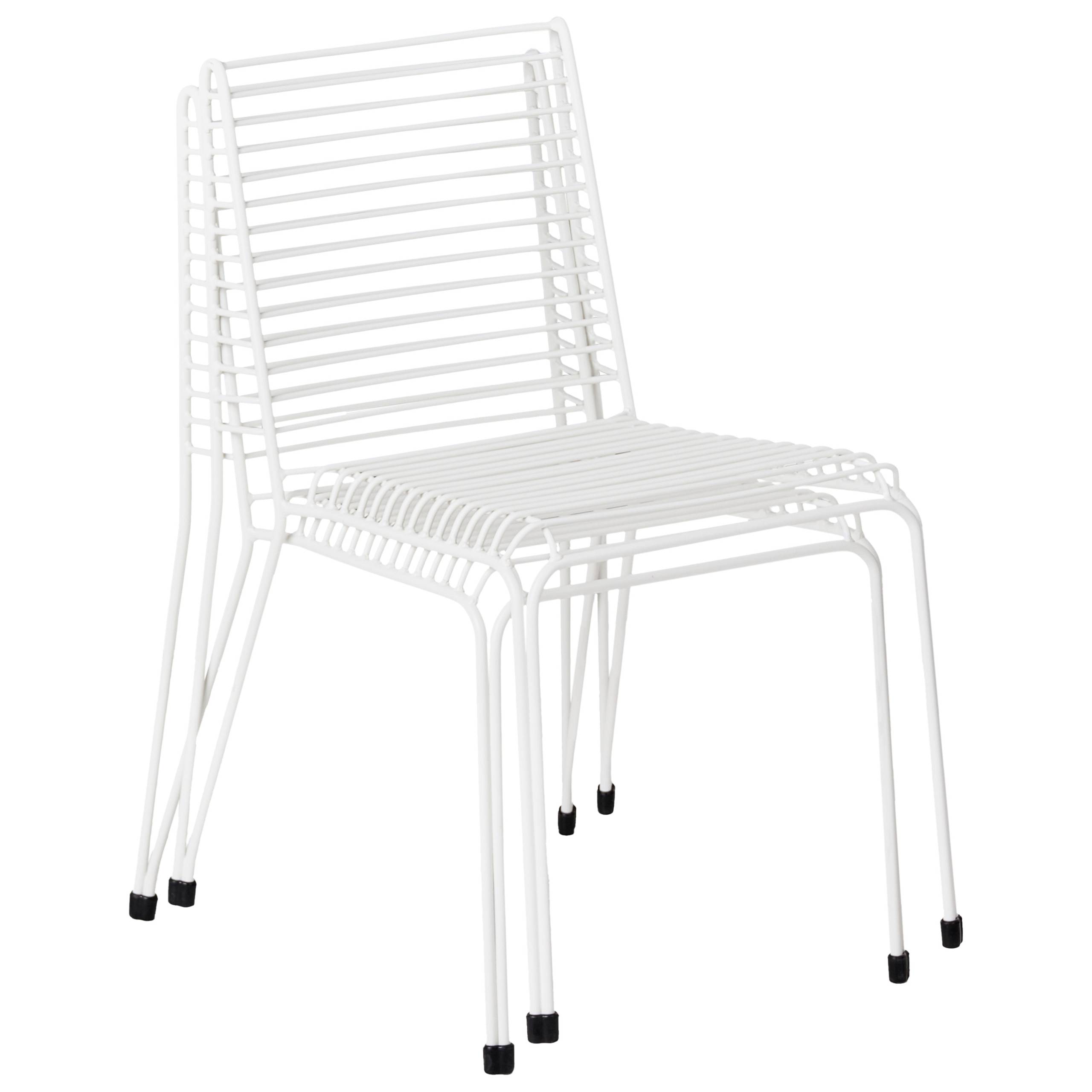 Chaise de jardin Acier Blanc CHIEVE - Beliani - Image 7
