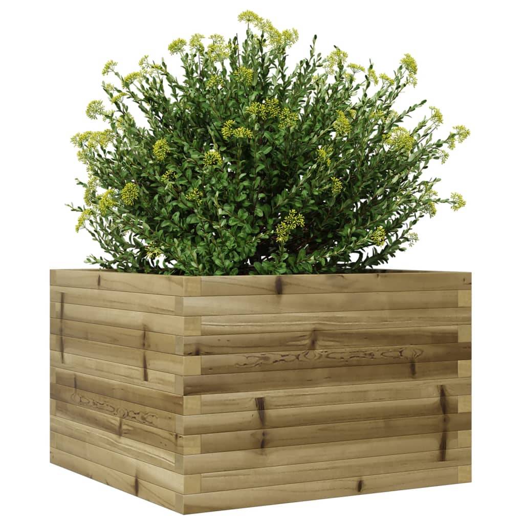 Maison Chic - Jardinière, Bac à fleurs, Pot de fleurs 70x70x46 cm bois de pin imprégné - Imagen 4