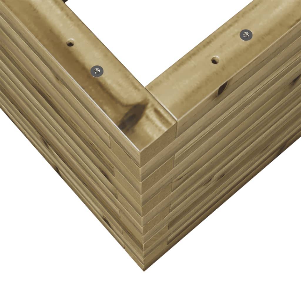 Maison Chic - Jardinière, Bac à fleurs, Pot de fleurs 70x70x46 cm bois de pin imprégné - Imagen 6