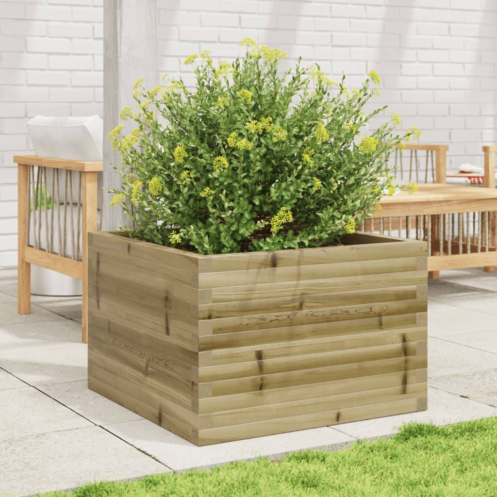 Maison Chic - Jardinière, Bac à fleurs, Pot de fleurs 70x70x46 cm bois de pin imprégné - Imagen 3