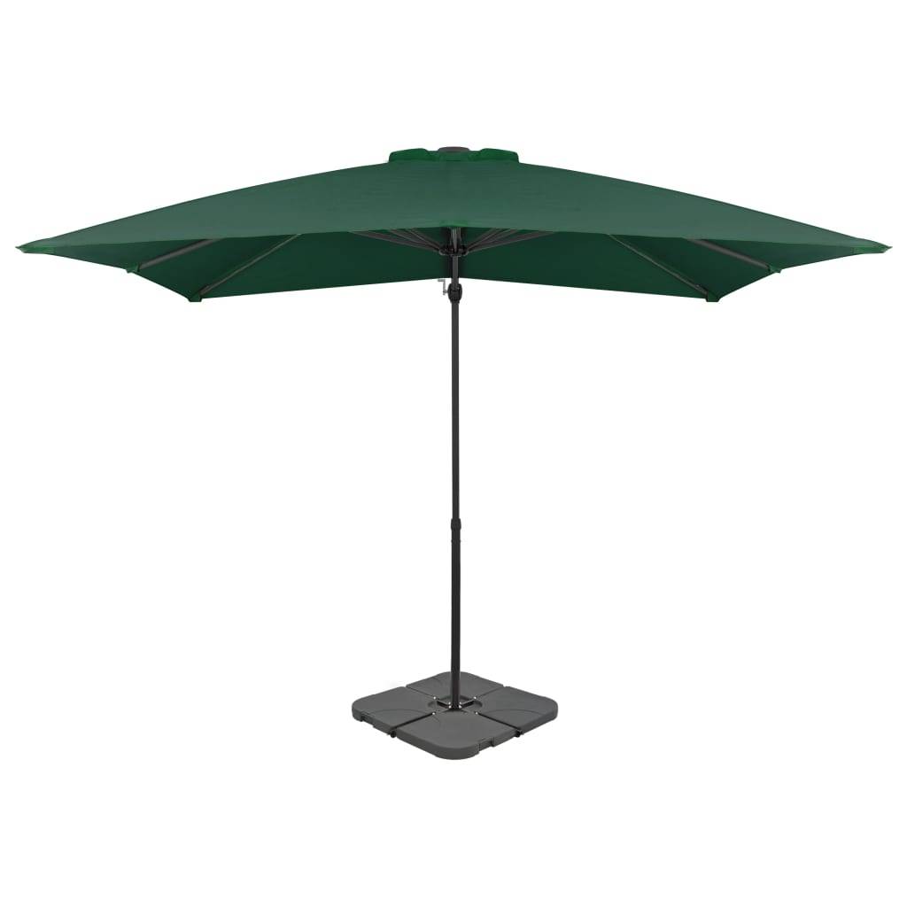 Helloshop26 - Parasol avec base portable 2,5 x 2,5 cm vert - Imagen 1