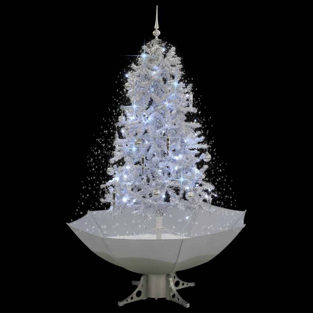Vidaxl - Arbre de Noël neigeux avec base de parapluie Blanc 170 cm vidaXL 284336
