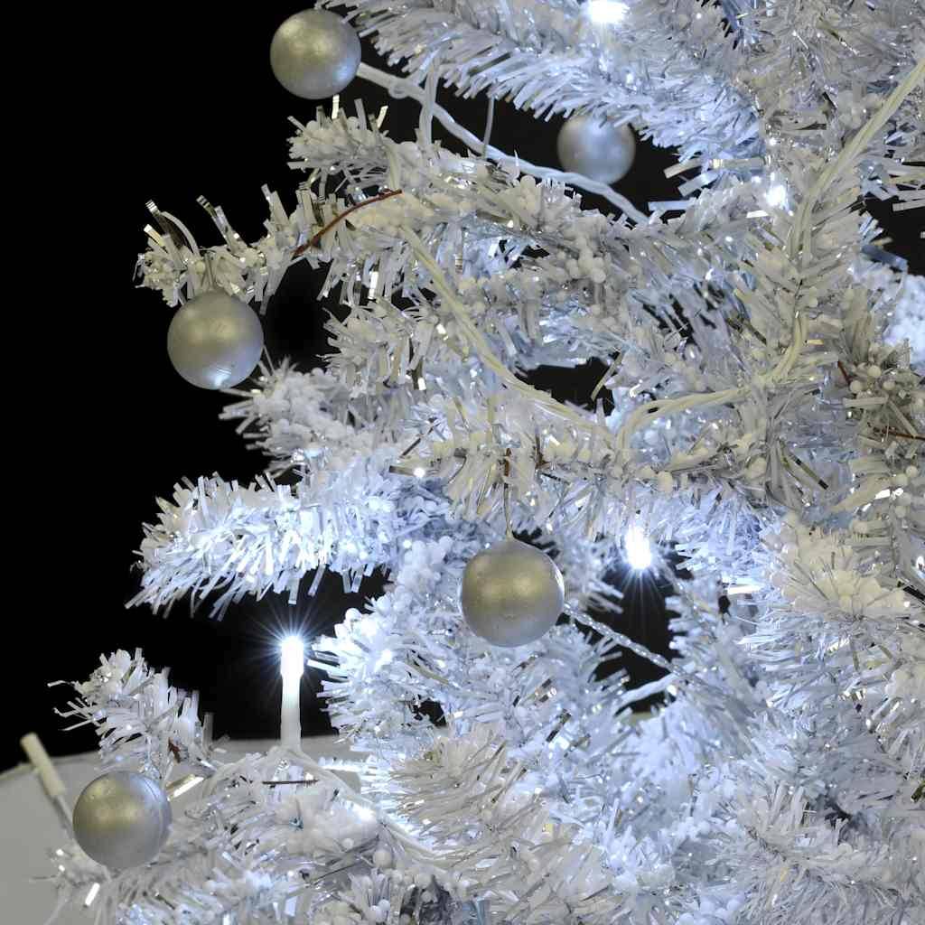Vidaxl - Arbre de Noël neigeux avec base de parapluie Blanc 170 cm vidaXL 284336 - Image 6