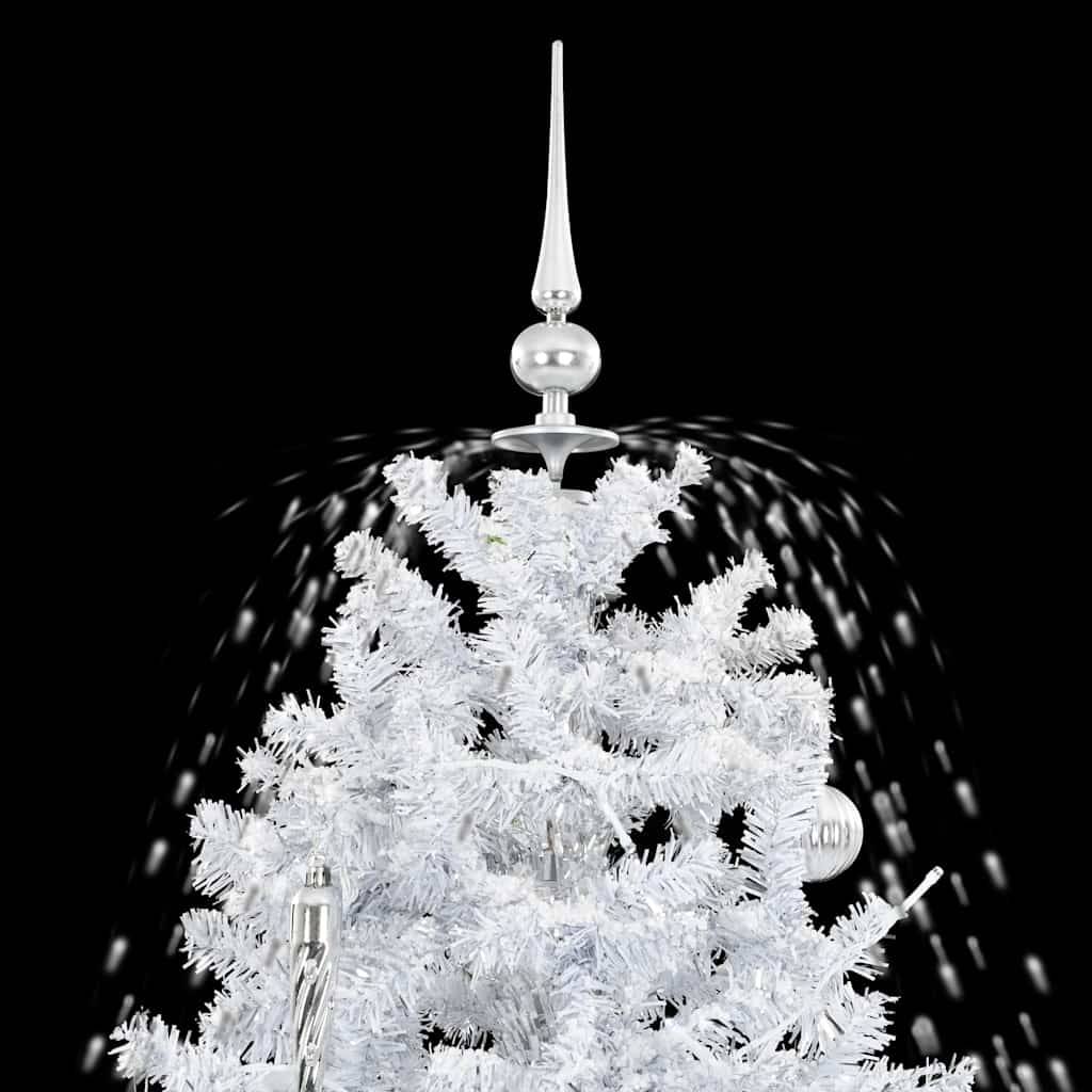 Vidaxl - Arbre de Noël neigeux avec base de parapluie Blanc 170 cm vidaXL 284336 - Image 5