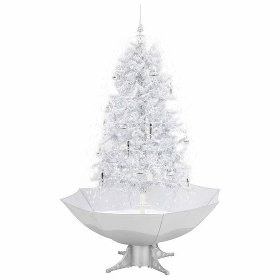 Vidaxl - Arbre de Noël neigeux avec base de parapluie Blanc 170 cm vidaXL 284336 - Image 3