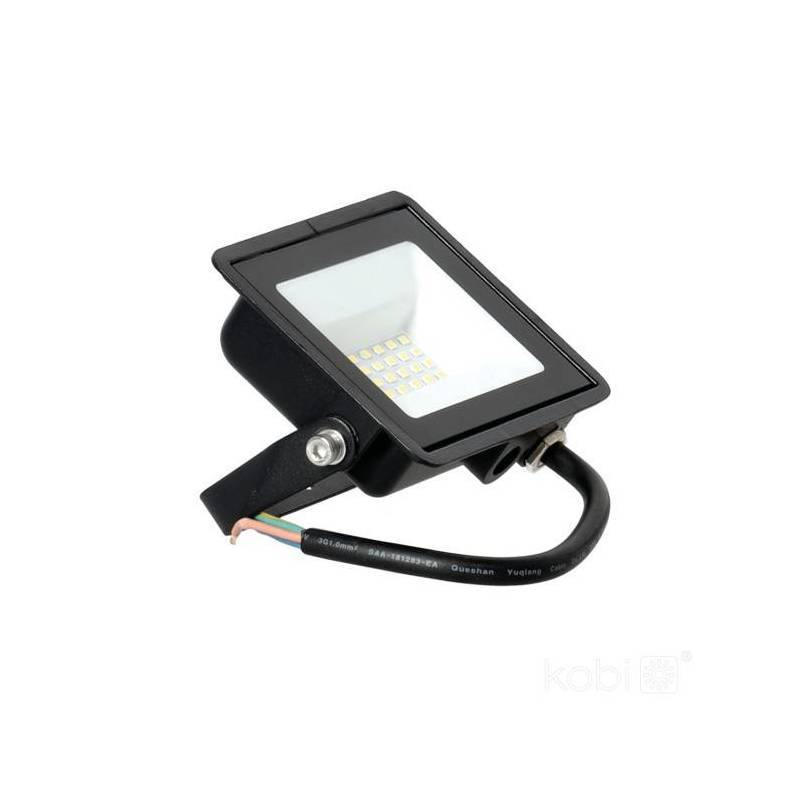 Projecteur LED MH 20W noir 4000K IP65 blanc naturel - Image 5