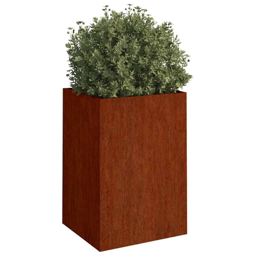 PANGIVO - Jardinière acier corten rouillé 42 x 38 x 75 cm - PANGIVO - Image 3
