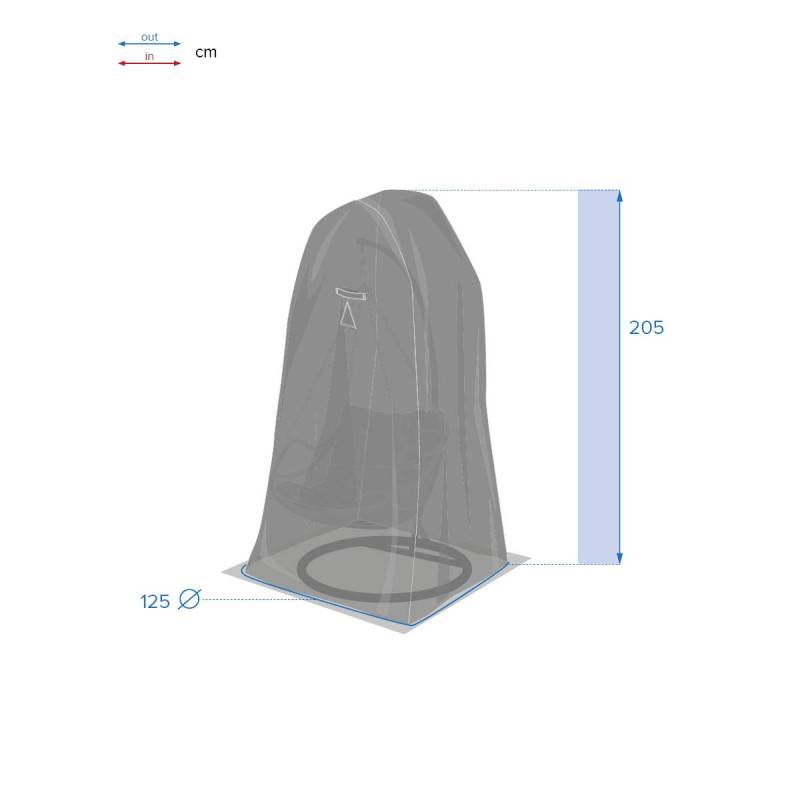 Hesperide - Housse de protection "Hambo" pour fauteuil oeuf suspendu 205x125x125cm en polyester - Hespéride - Imagen 4