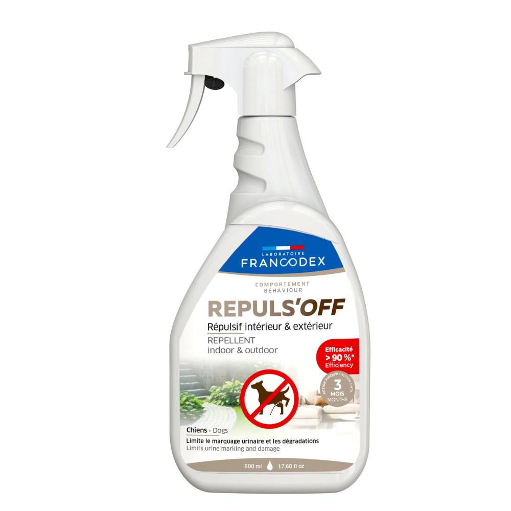 Francodex - Repelente Interior y Exterior 500 ml para perro - Imagen 1