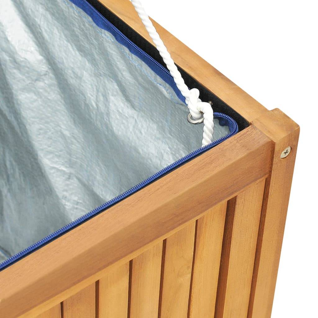Helloshop26 - Boîte coffre de jardin 200 x 50 x 55 cm bois massif de teck - Imagen 4