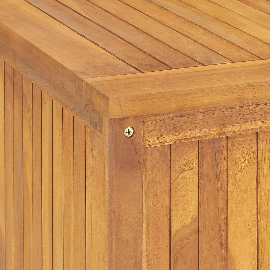 Helloshop26 - Boîte coffre de jardin 200 x 50 x 55 cm bois massif de teck - Imagen 5