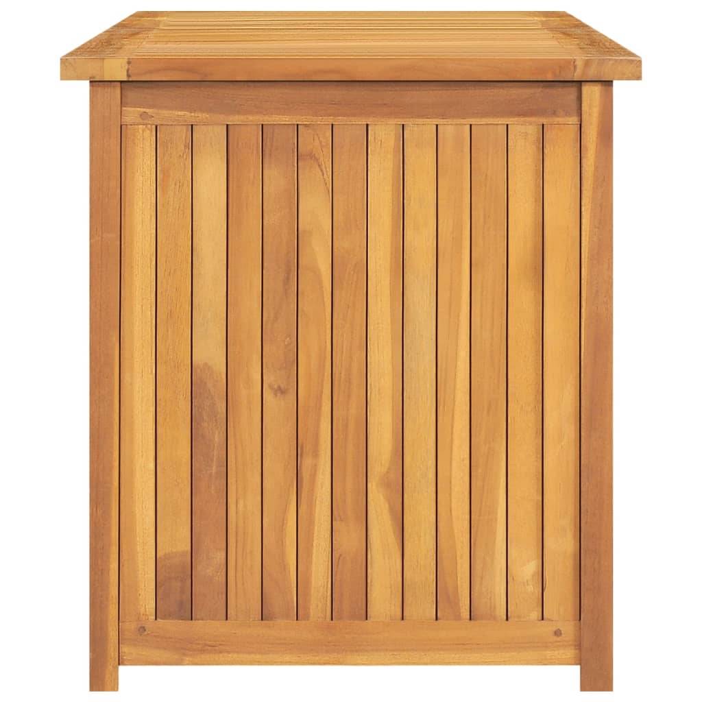 Helloshop26 - Boîte coffre de jardin 200 x 50 x 55 cm bois massif de teck - Imagen 3