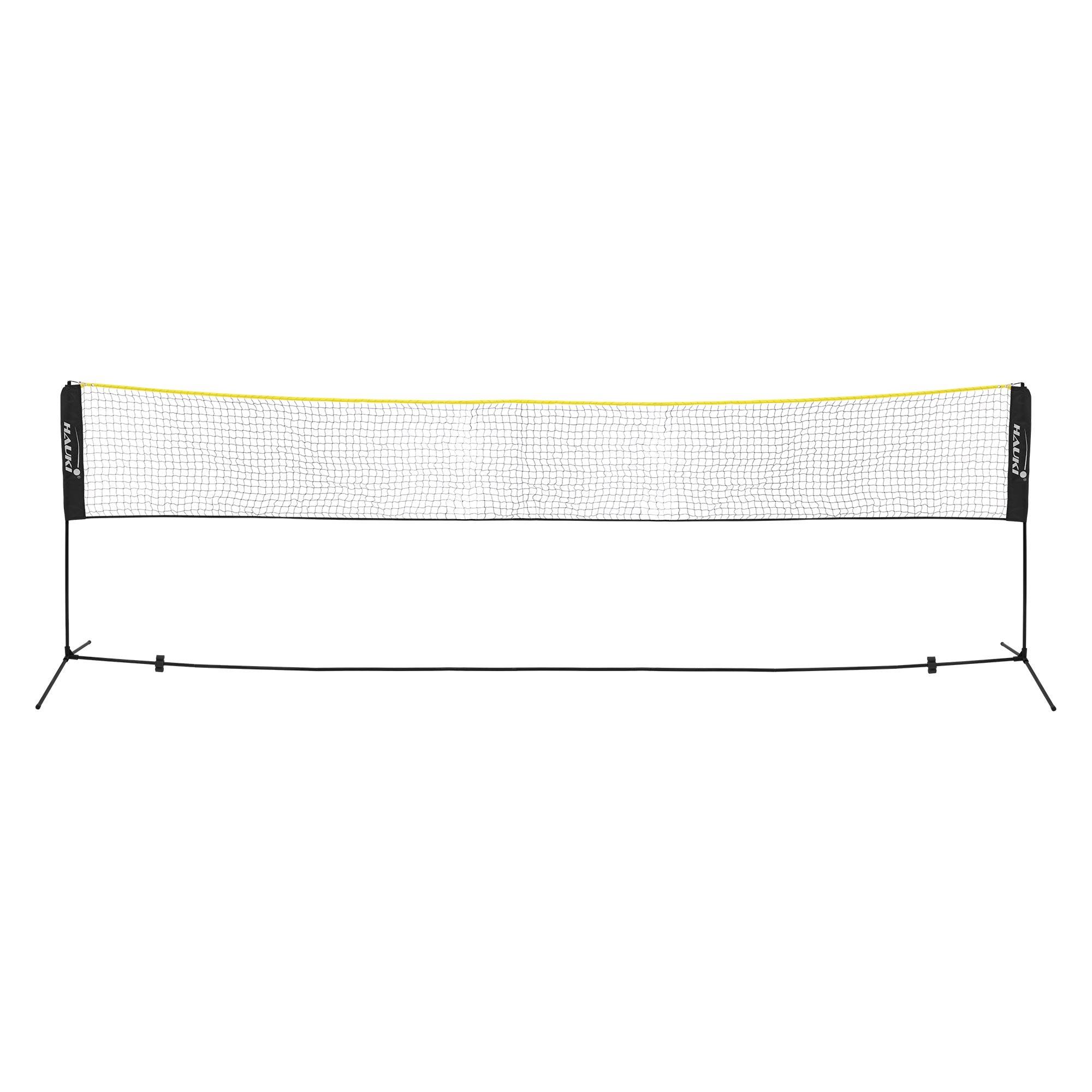 Filet de badminton 5m filet de volley-ball/tennis noir portable hauteur 155 cm - Imagen 1