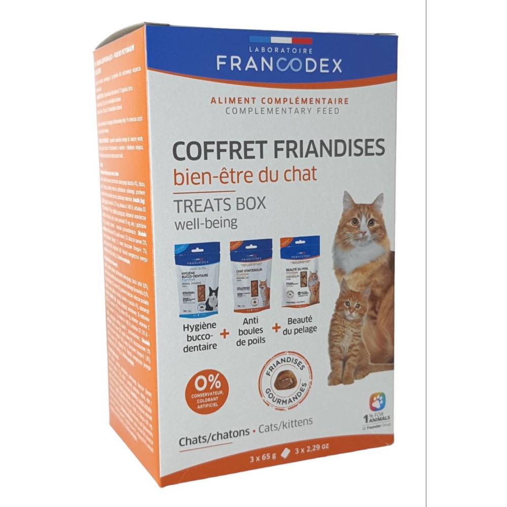 Francodex - Francodex - Friandises coffret bien-être du chat - Imagen 3