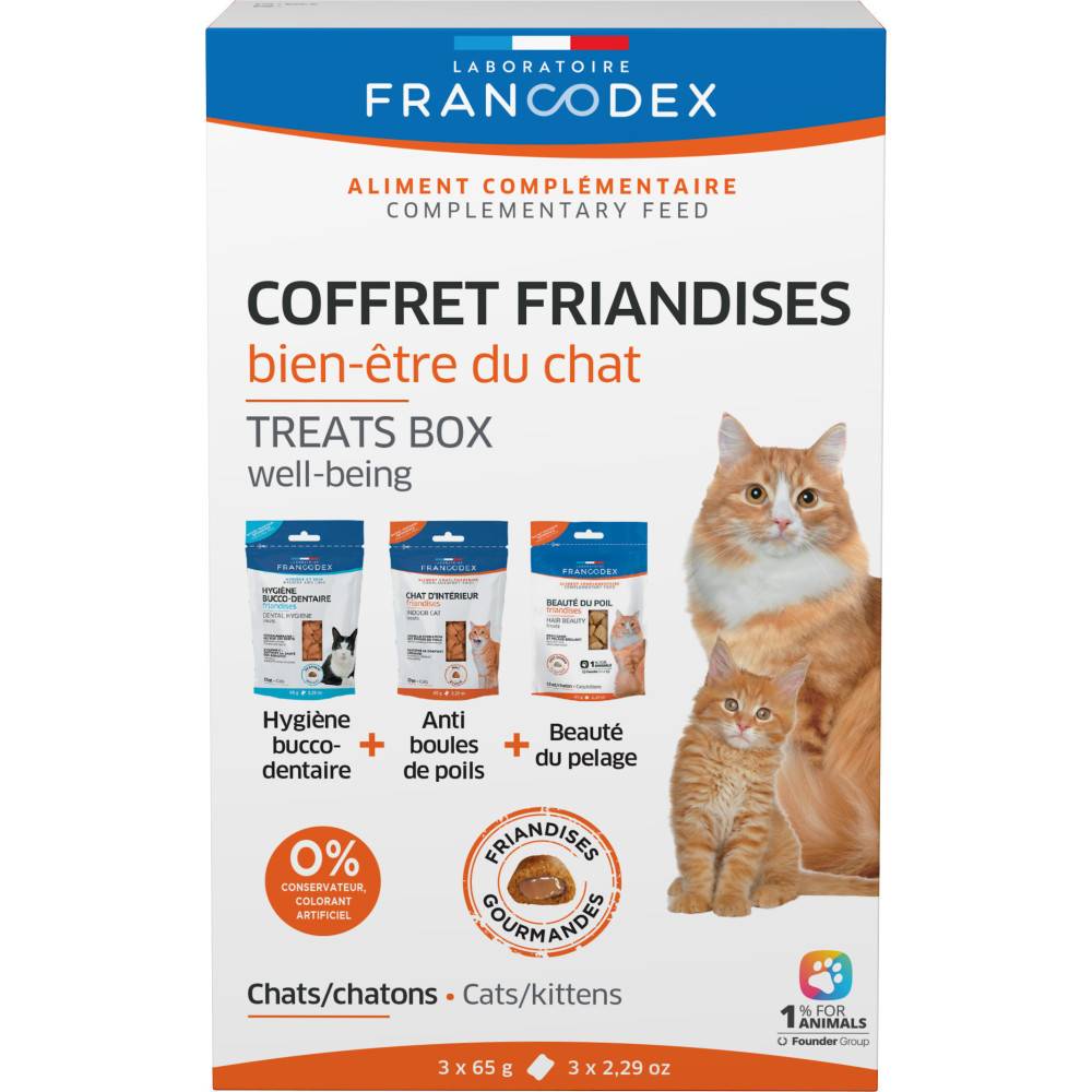 Francodex - Francodex - Friandises coffret bien-être du chat - Imagen 2