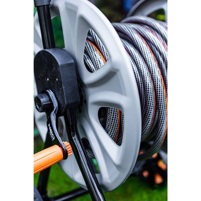 Neo Tools - Chariot pour tuyau d'arrosage NEO TOOLS 15-792 - Métal - Jusqu'à 60m Neo tools - Imagen 4