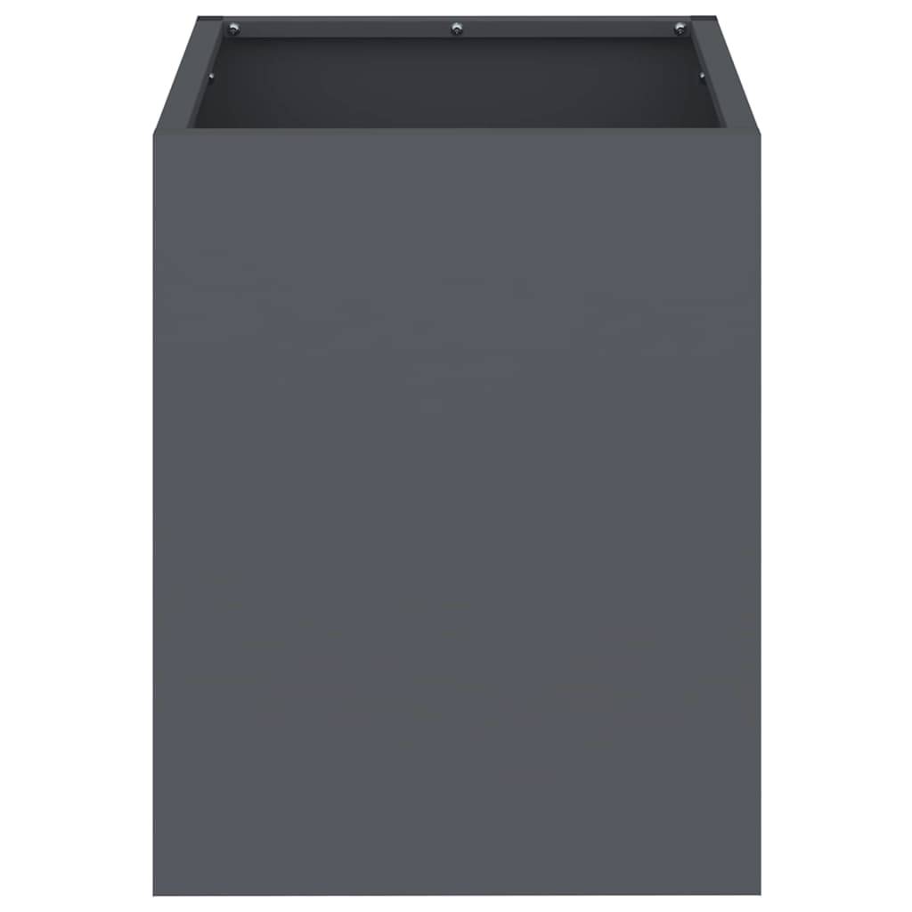 Maison Chic - Cache-pot, Pot De Fleurs Anthracite Acier laminé à froid g327 - Image 5