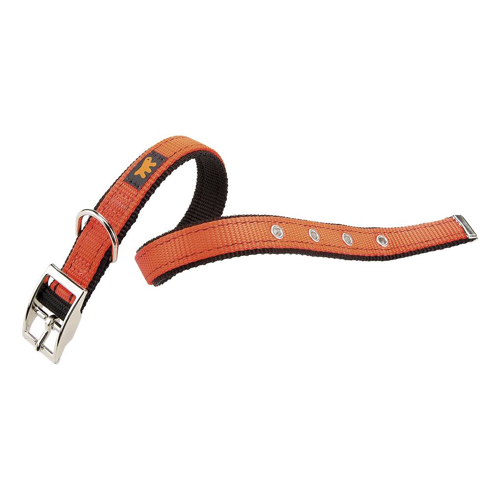 Ferplast - DUAL CF25/53 COLOURS Collier chien A: 45÷53 cm - B: 25 mm Orange - Imagen 1