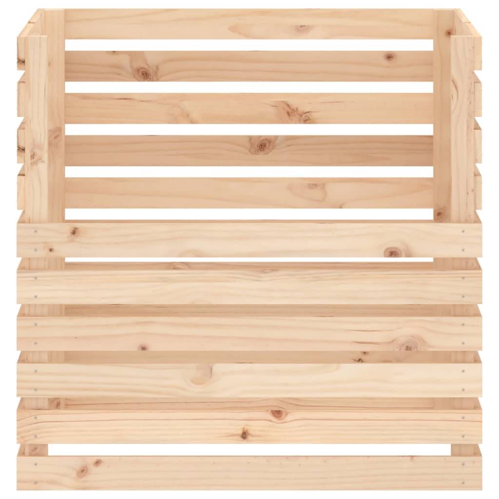Vidaxl - Composteur 80x80x78 cm Bois massif de pin vidaXL 822187 - Image 9