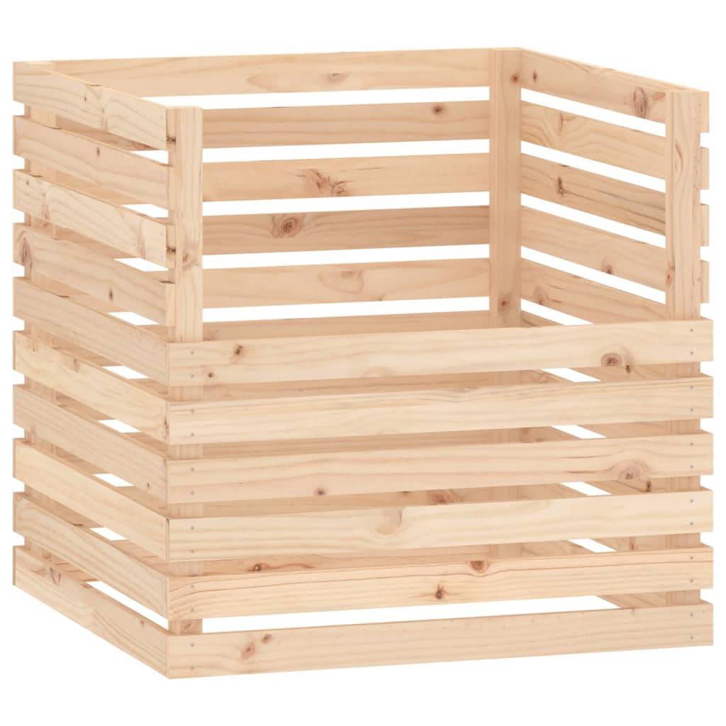 Vidaxl - Composteur 80x80x78 cm Bois massif de pin vidaXL 822187 - Image 2