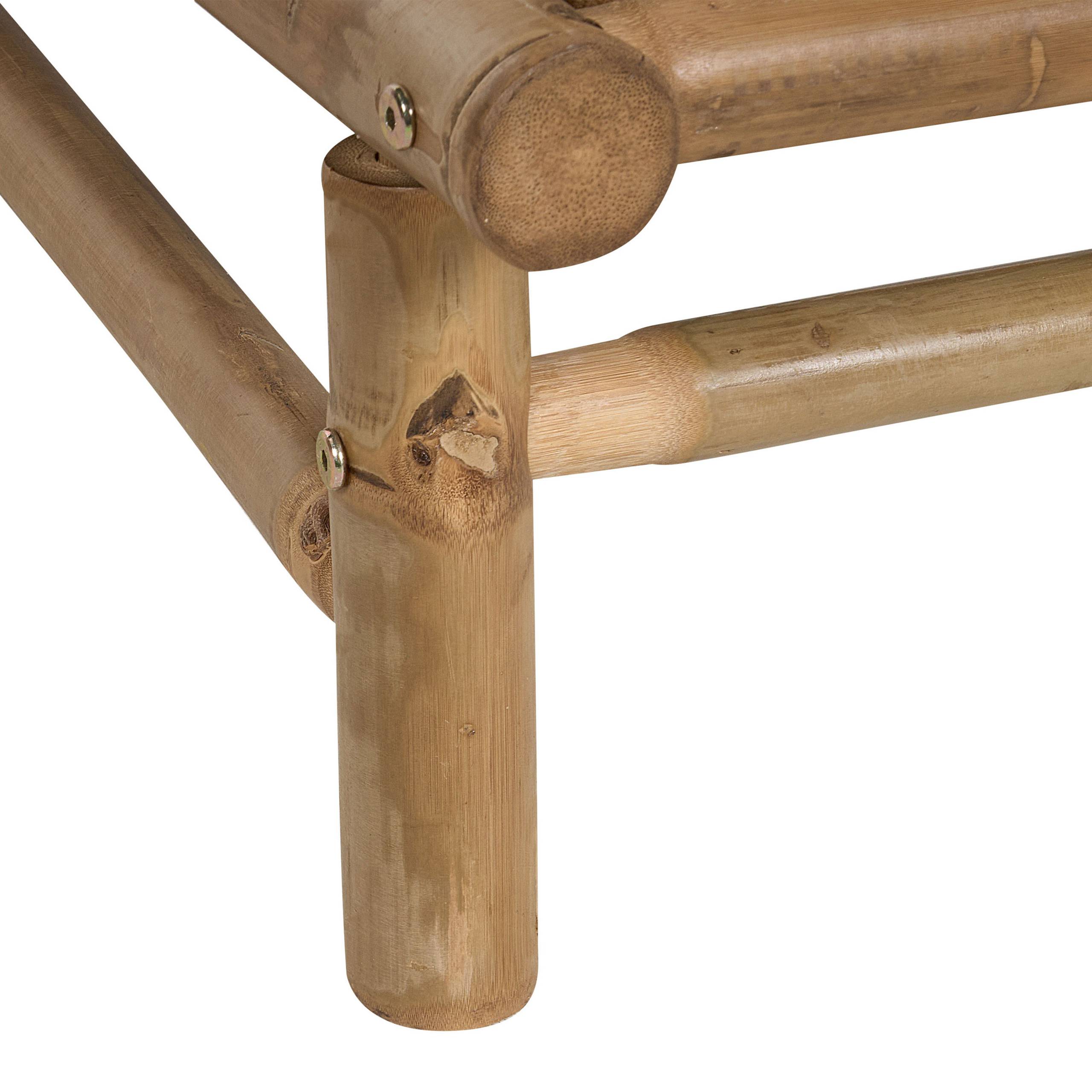 Beliani - Fauteuil Bambou Taupe TODI - Beliani - Imagen 9