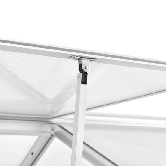 ComfortXL - Serre Jardin Aluminium Polycarbonate Culture Plantes Anti-UV 5,74m² Transparent - ComfortXL Outdoor Living - Image 7