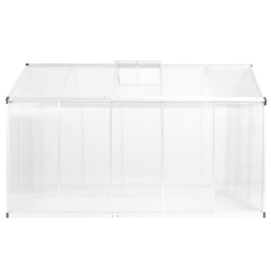 ComfortXL - Serre Jardin Aluminium Polycarbonate Culture Plantes Anti-UV 5,74m² Transparent - ComfortXL Outdoor Living - Image 3