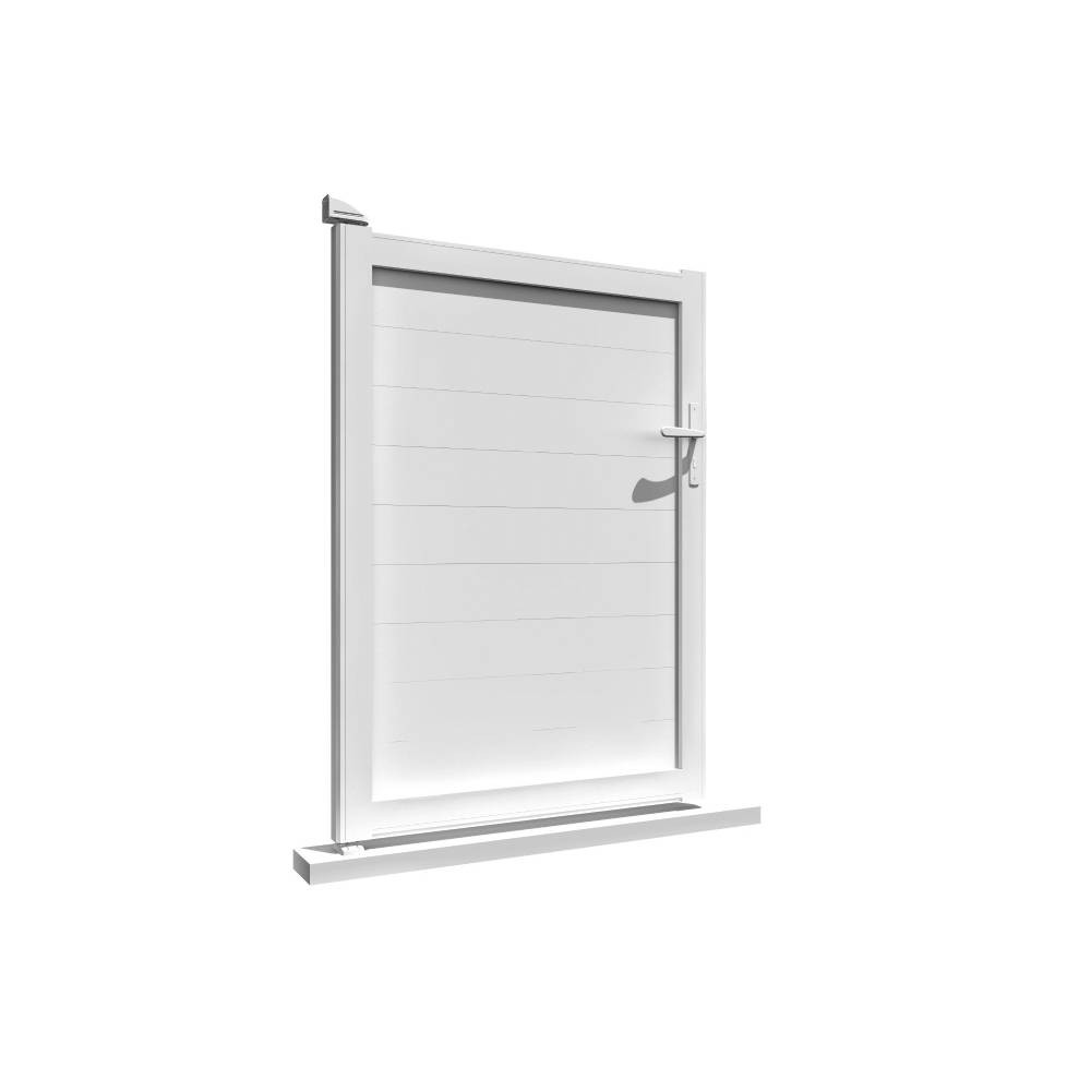Intersun - Portillon plein L 1000 x H 1715 mm (Blanc) - INTERSUN - Imagen 1