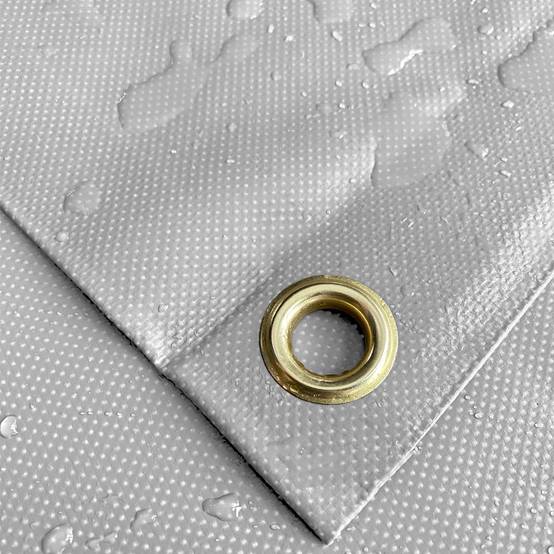 Bâche PVC 8x9 m Grise - Garantie 8 ans - LP640MU - Bâche de protection étanche - Résistance Anti-UV TECPLAST - Imagen 6