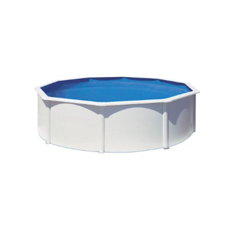 Gré - Piscine hors-sol acier ronde blanche Ø 4,80 m H 1,22 m – GRE - Image 3