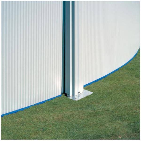 Gré - Piscine hors-sol acier ronde blanche Ø 4,80 m H 1,22 m – GRE - Image 4
