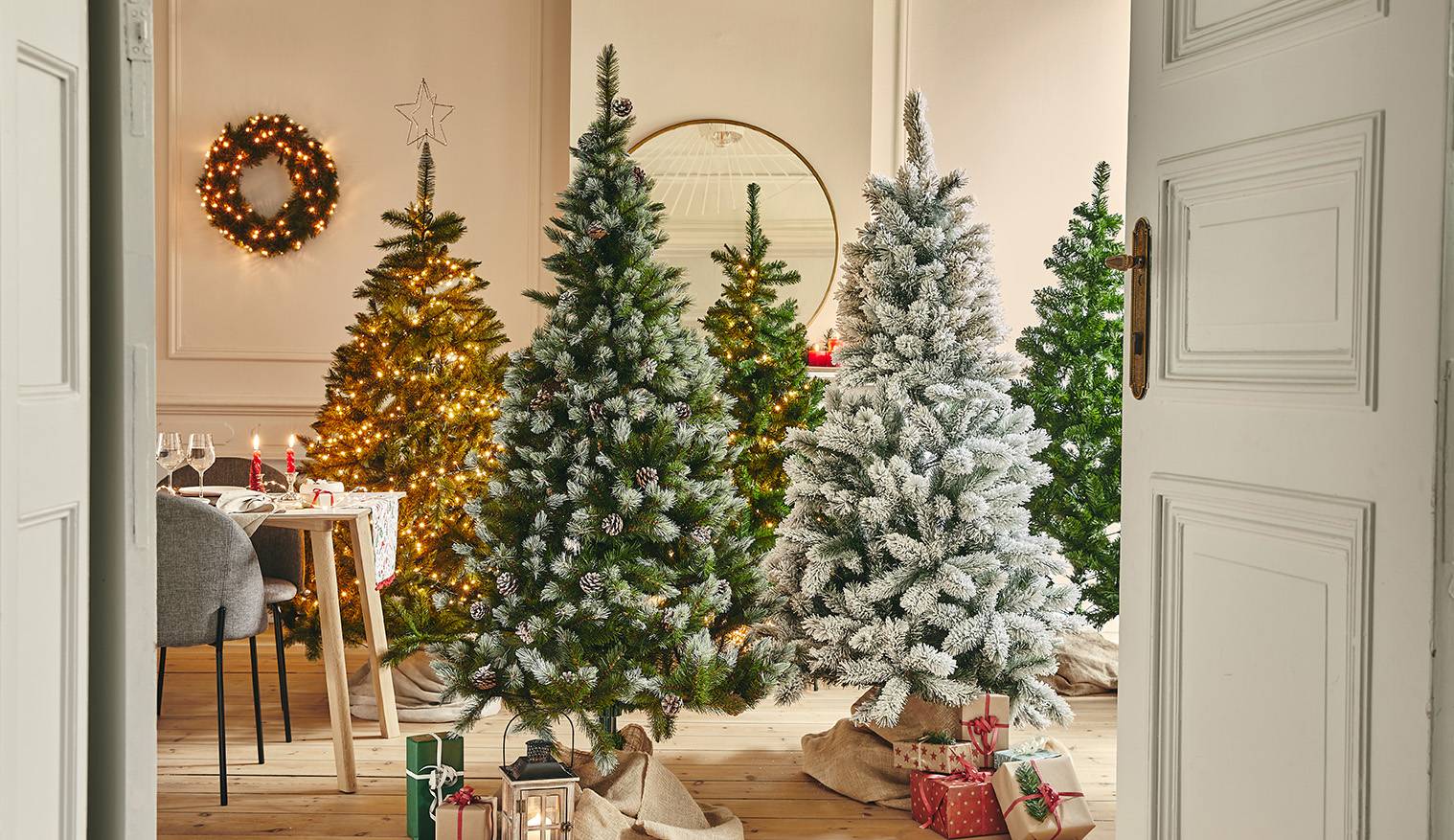 Everlands - Sapin artificiel Impérial Vert Ø.96,5 x H.150 cm - Imagen 5