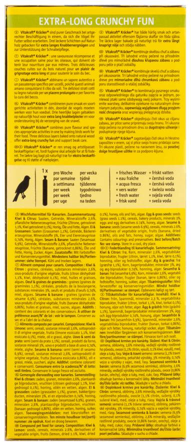 Friandises Kräcker aux trois saveurs Canaris x3 - VITAKRAFT - Imagen 2