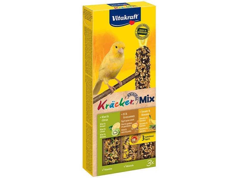 Friandises Kräcker aux trois saveurs Canaris x3 - VITAKRAFT
