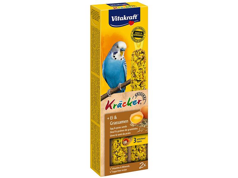 Kräcker huevo semillas de gramíneas periquitos P-2 VITAKRAFT - Imagen 1