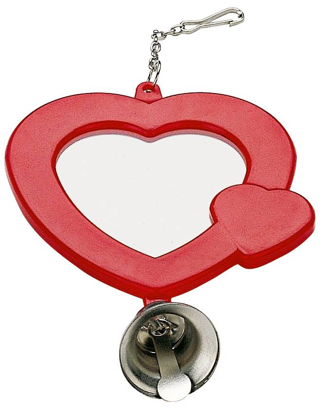 Ferplast - Miroir jouet coeur – FERPLAST