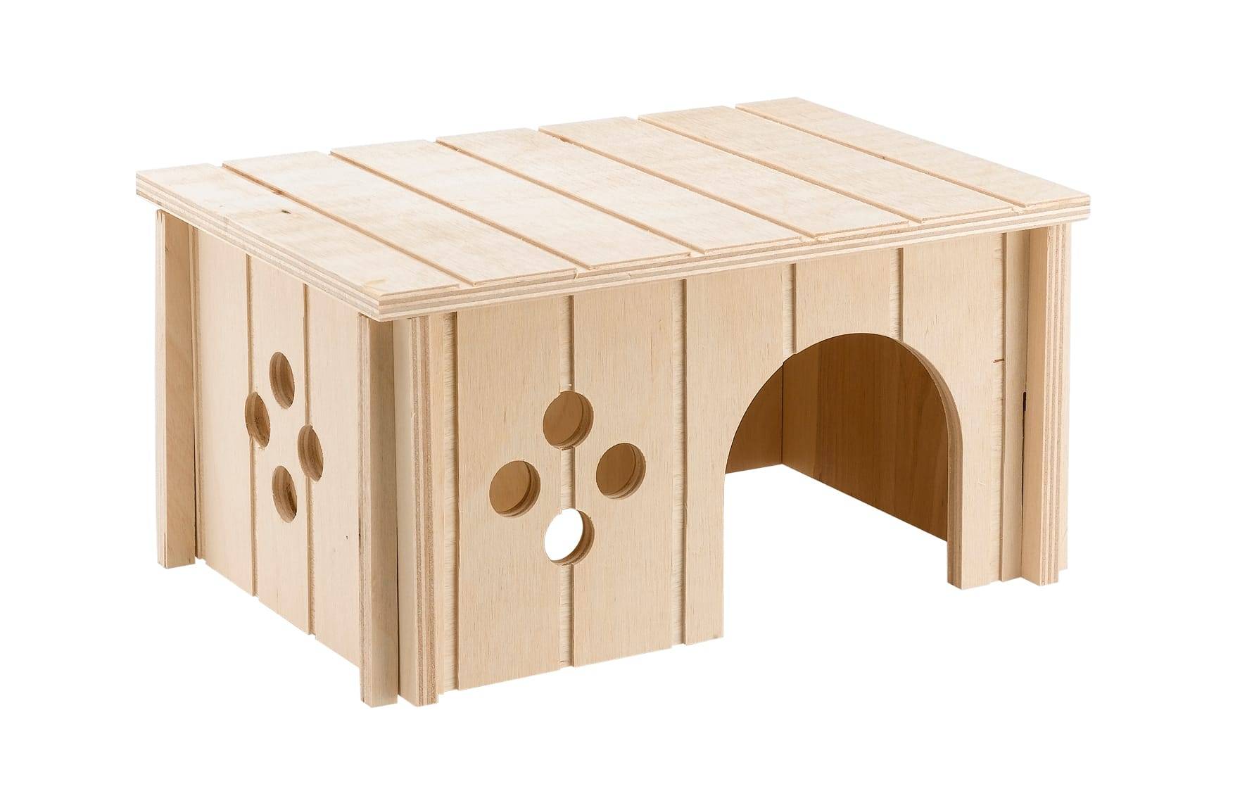 Casita de madera - L.26 x l.13 x H.13 cm