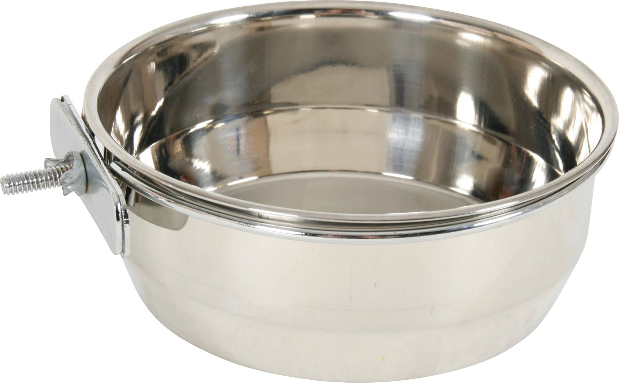 Zolux - Tazón de acero inoxidable para fijar para aves