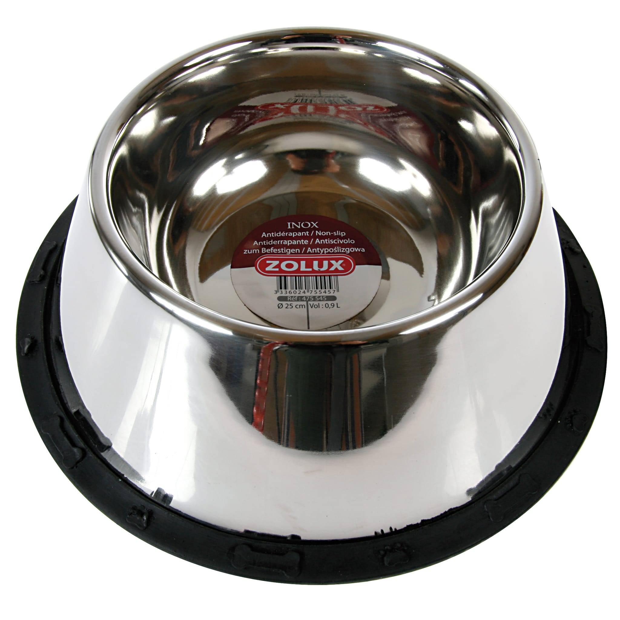 Zolux - Cuenco Antideslizante Especial Cocker 0,98 L - Ø.25 cm