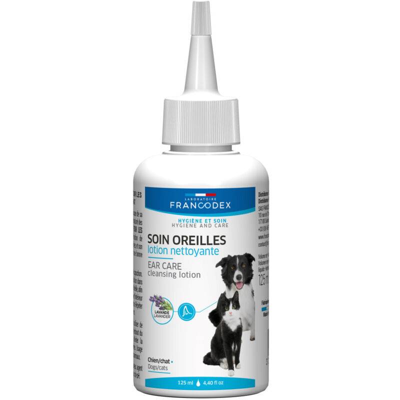 Francodex - NETTOYANT POUR LES OREILLES POUR CHIEN ET CHAT 125ml