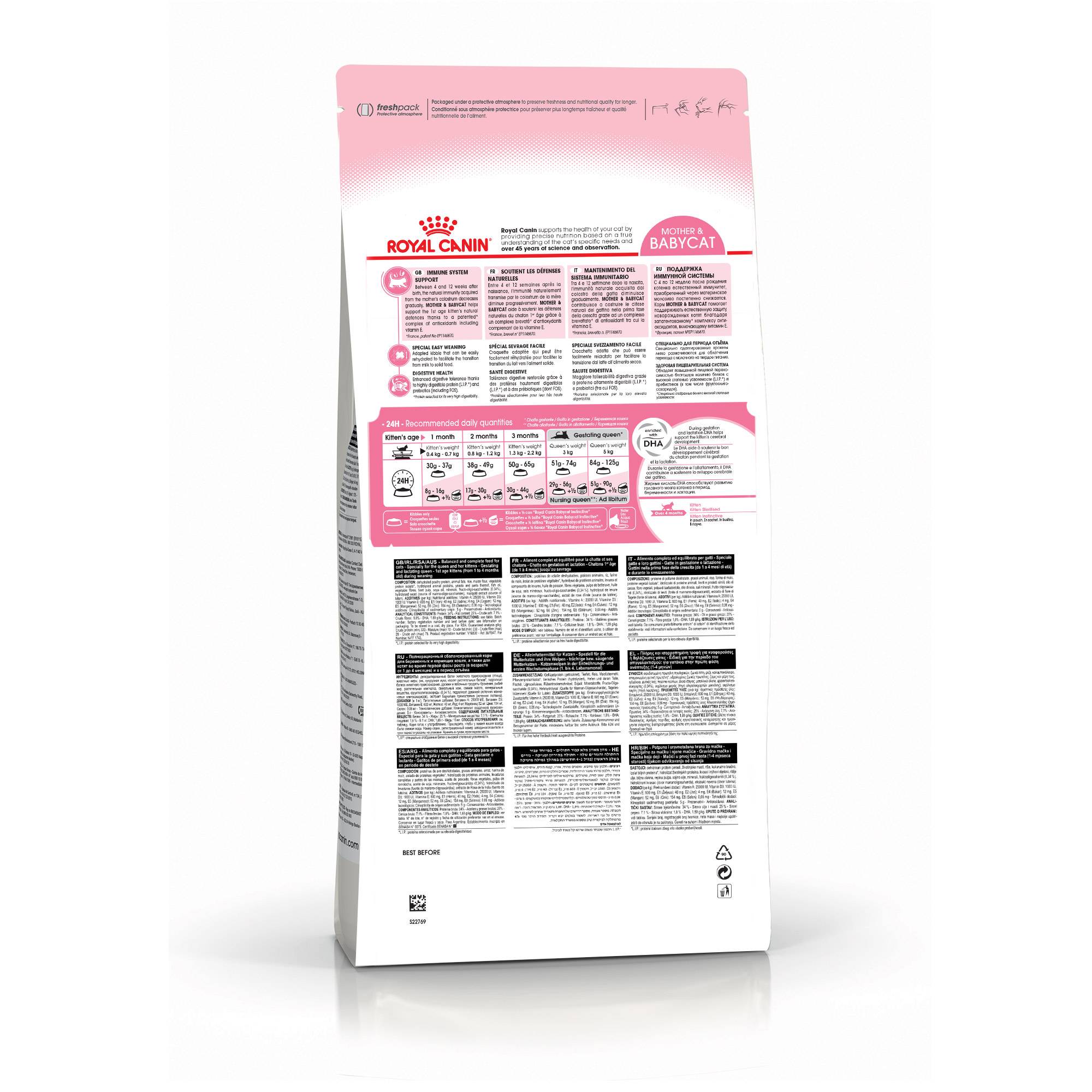 Royal Canin - Croquettes chat et chaton 0-4 mois Mother&Babycat 2 kg - ROYAL CANIN - Imagen 11