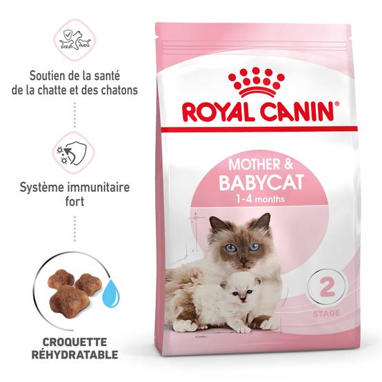 Royal Canin - Croquettes chat et chaton 0-4 mois Mother&Babycat 2 kg - ROYAL CANIN - Image 2