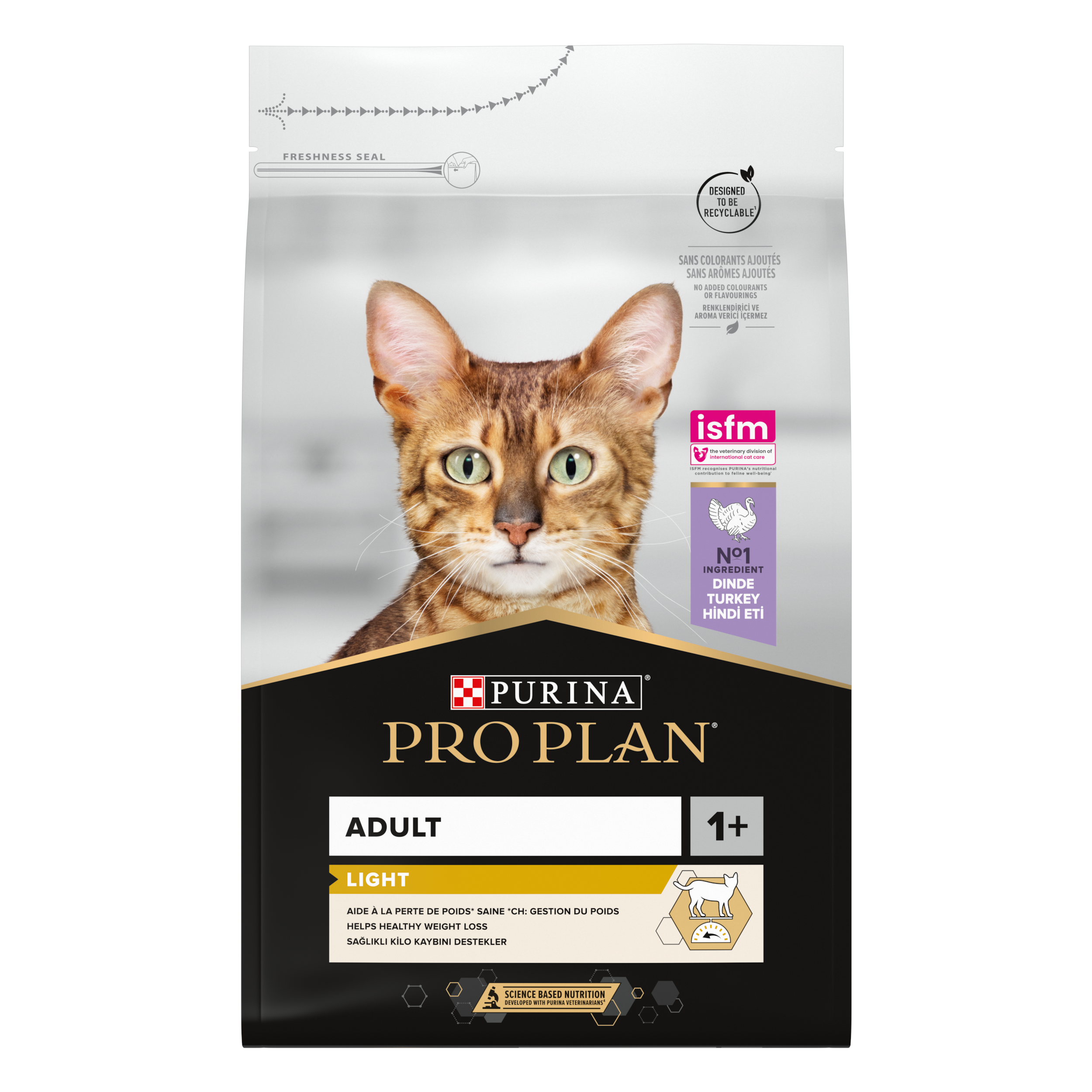 Purina Pro Plan - Croquettes chat Adulte Light 3 kg - PRO PLAN - Imagen 3