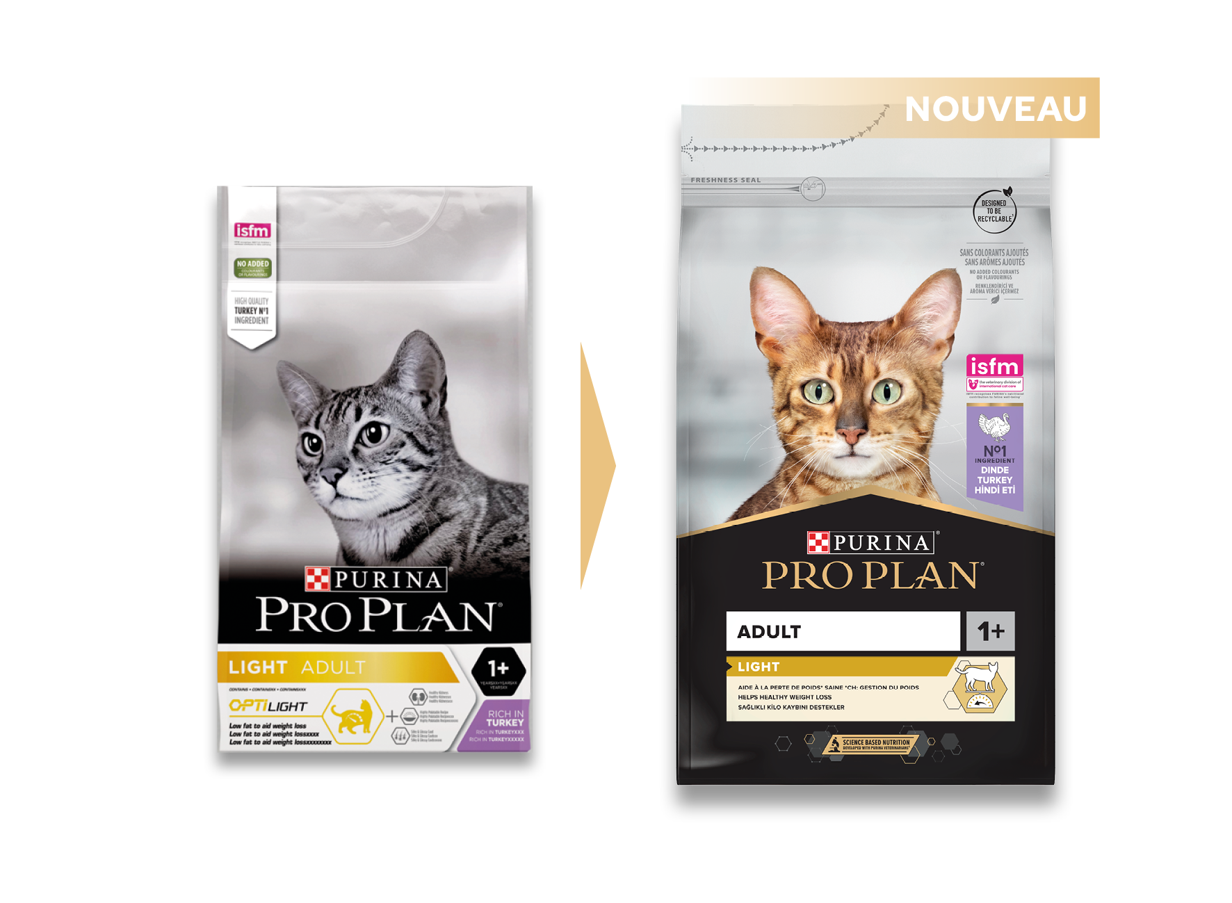 Purina Pro Plan - Croquettes chat Adulte Light 3 kg - PRO PLAN - Imagen 8
