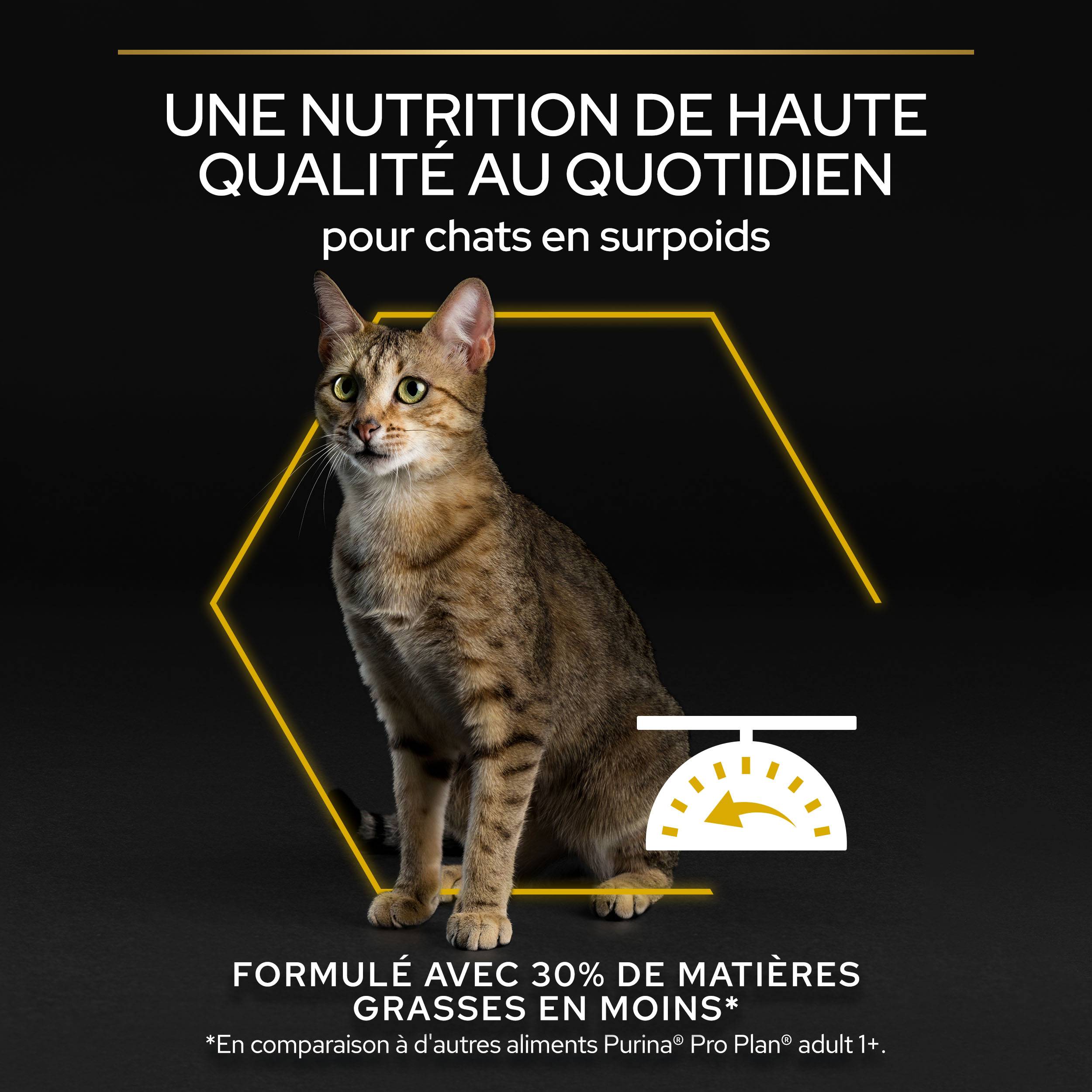 Purina Pro Plan - Croquettes chat Adulte Light 3 kg - PRO PLAN - Imagen 6