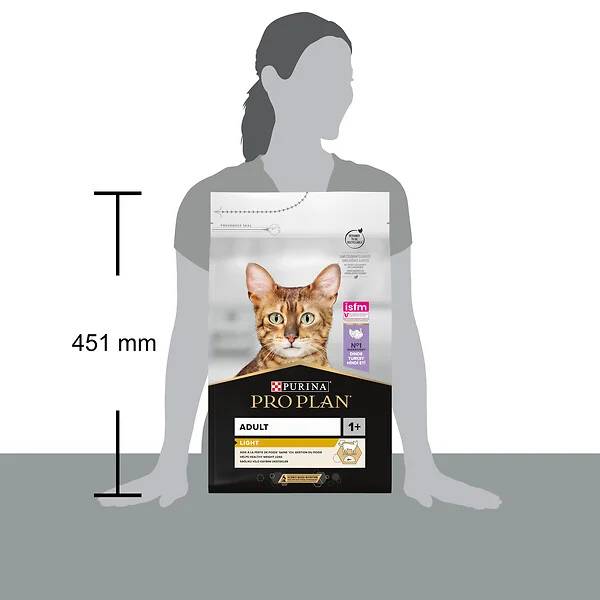 Purina Pro Plan - Croquettes chat Adulte Light 3 kg - PRO PLAN - Imagen 9