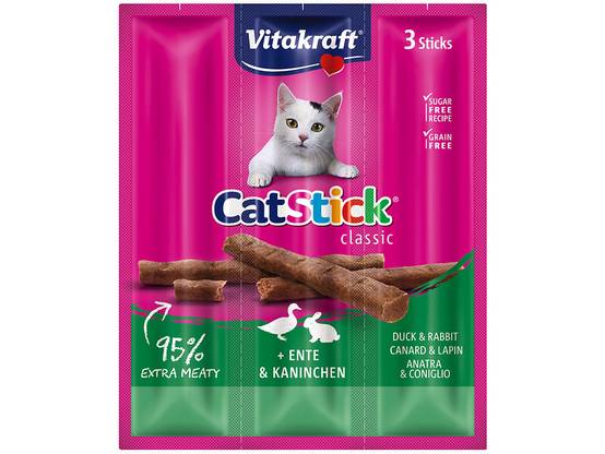 Vitakraft - Friandise Cat Stick Mini Canard et Lapin P 3 Vitakraft - Image 1